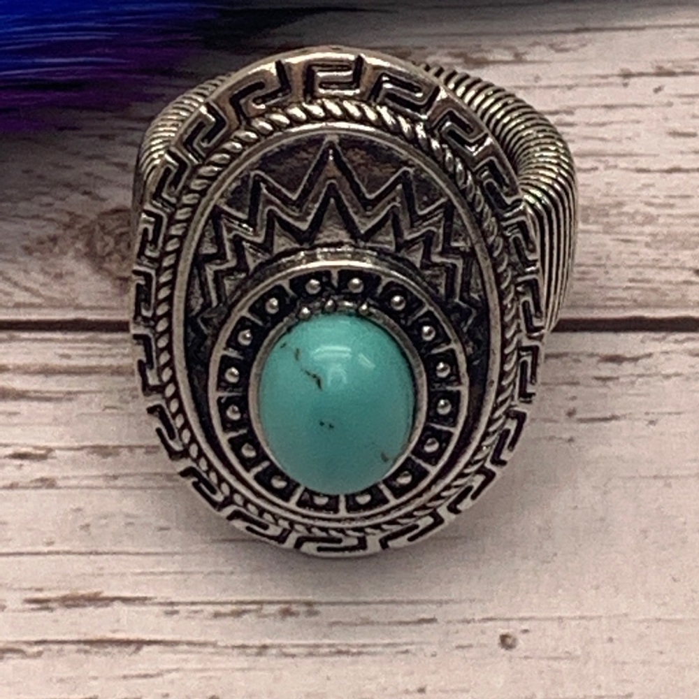 Turquoise Blue Ring - Picture 3 of 4